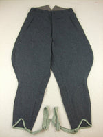 Pantalon de campagne en laine gris pierre foncé M36 Pussihousut Sarkaa finlandais de la Seconde Guerre mondiale 