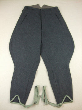 WW2 Finnish M36 Pussihousut Sarkaa Dark Stonegrey Wool Field Breeches