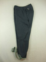 Pantalon de campagne en laine gris pierre foncé M36 Pussihousut Sarkaa finlandais de la Seconde Guerre mondiale 