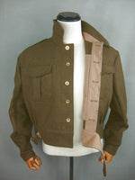 WWII Great Britain British Army P37 Battle Dress Uniform Wool Jacket Tunic