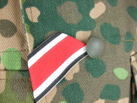 Tunique de campagne HBT Pea Dot 44 de l'élite allemande de la Seconde Guerre mondiale