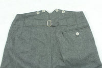 WWII German Mountain Troops M37 Stone Gray Wool Trousers Pants