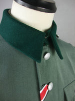 WWII German Field Grey Gabardine Officer M36 Tunic Jacket