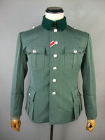 WWII German Field Grey Gabardine Officer M36 Tunic Jacket