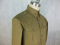 WWII German DAK M43 Tropical Service Shirt Green