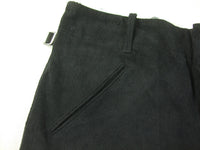 WWII German Youth Jugend HJ Shorts Black Cotton Corduroy