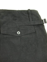 WWII German Youth Jugend HJ Shorts Black Cotton Corduroy