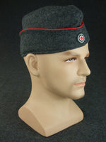 WWII German Luftwaffe LW Panzer Side Cap Wool