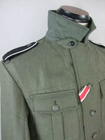 WWII German Elite M37 Field Grey Wool Tunic