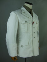 WWII German Elite Summer White M39 Tunic