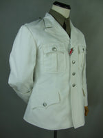 WWII German Elite Summer White M39 Tunic