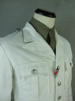 WWII German Elite Summer White M39 Tunic