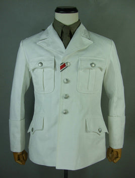 WWII German Elite Summer White M39 Tunic