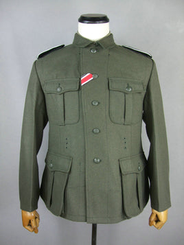 WWII World War 2 German M40 EM Fieldgrey Wool Field Tunic