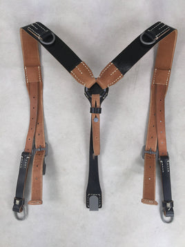 WW2 German Genuine Leather Y-Straps