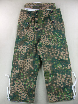 WW2 German Elite HBT Pea Dot Reversible Winter Trousers