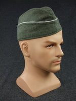 WWII German Elite M40 Wool Side Cap Officer Fieldgrey