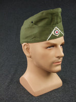 WWII German DAK Side Cap EM Green