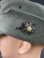 WWII German WH Gebirgsjäger Mountain Troops Wool Field Cap