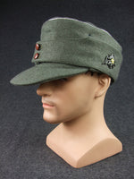 WW2 German WH Gebirgsjäger Mountain Officer Wool Field Cap