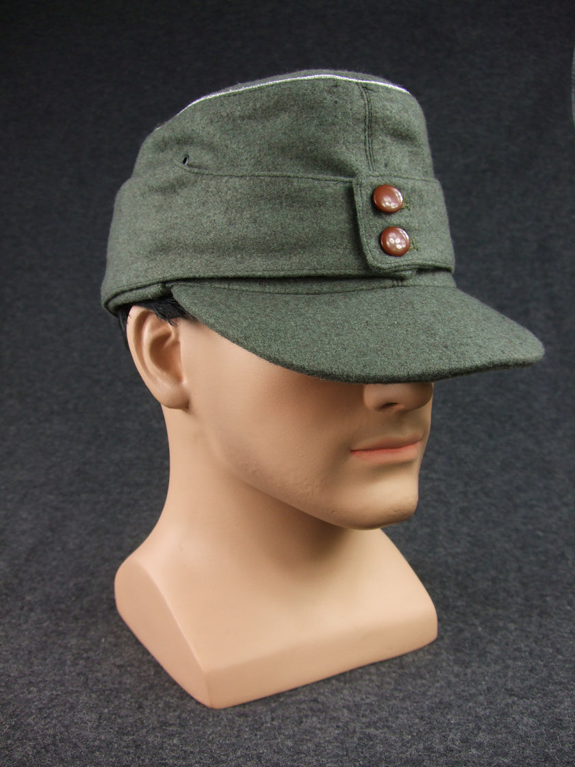 Wool Field Cap WW2 German WH Gebirgsjäger Mountain Officer Wool Field Cap ...