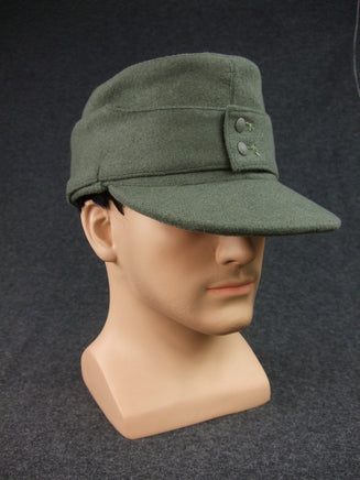 Wool Field Cap WWII German Elite WH Heer Fieldgrey Wool M43 Field Cap Enlisted ...