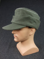 WWII German WH Elite Field Grey Wool M43 Field Cap Officer