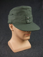 WWII German WH Elite HBT M43 Field Cap EM Enlisted Soldier