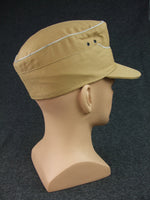 WWII German DAK Field Cap Officer Sand