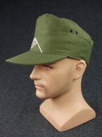 WWII German DAK Field Cap EM Green