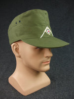 WWII German DAK Field Cap EM Green