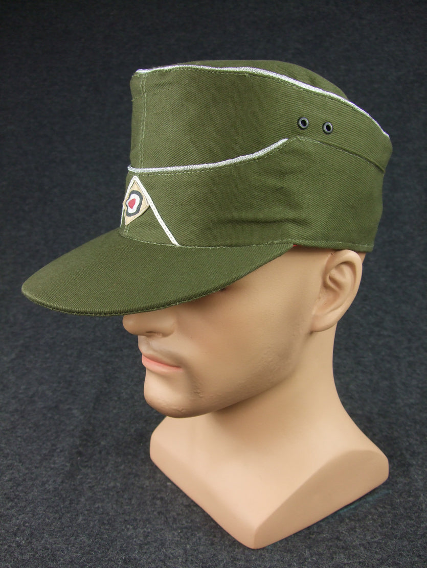WWII German DAK Field Cap Officer Green| Hikimilitariashop