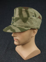 WWII German WH Gebirgsjager Mountain Troops Tan Water Camo Field Cap