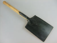 WW2 German Flat Shovel + Leather Cover Carrier