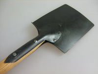 WW2 German Flat Shovel + Leather Cover Carrier