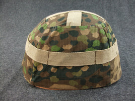 WWII German M38 Paratrooper Dot 44 Camo Helmet Cover