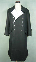 WWII World War 2 German Elite M32 Black Wool General Greatcoat