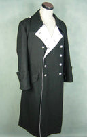 WWII World War 2 German Elite M32 Black Wool General Greatcoat