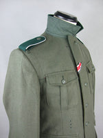 Veste tunique de campagne en laine pour soldat allemand M36 de la Seconde Guerre mondiale 