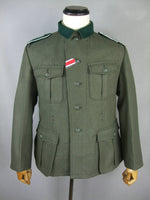 WWII German M36 Enlisted Soldier Wool Field Tunic Jacket