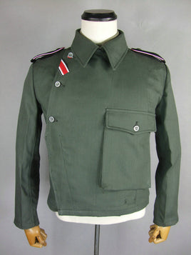 WWII German WH Assault Gun HBT Wrapper Tunic