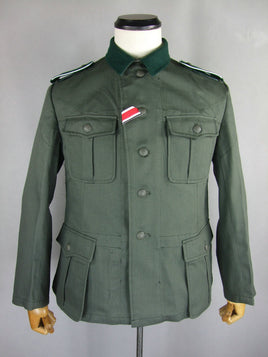 WWII German EM Soldier HBT M36 Field Tunic Jacket