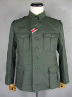 WWII German EM Soldier HBT M41 Field Tunic Jacket