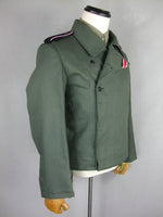 WWII German Elite Panzer HBT Tunic Wrap Jacket