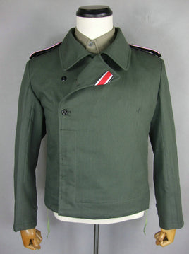Veste tunique Wrap Panzer HBT d'élite allemande de la Seconde Guerre mondiale 