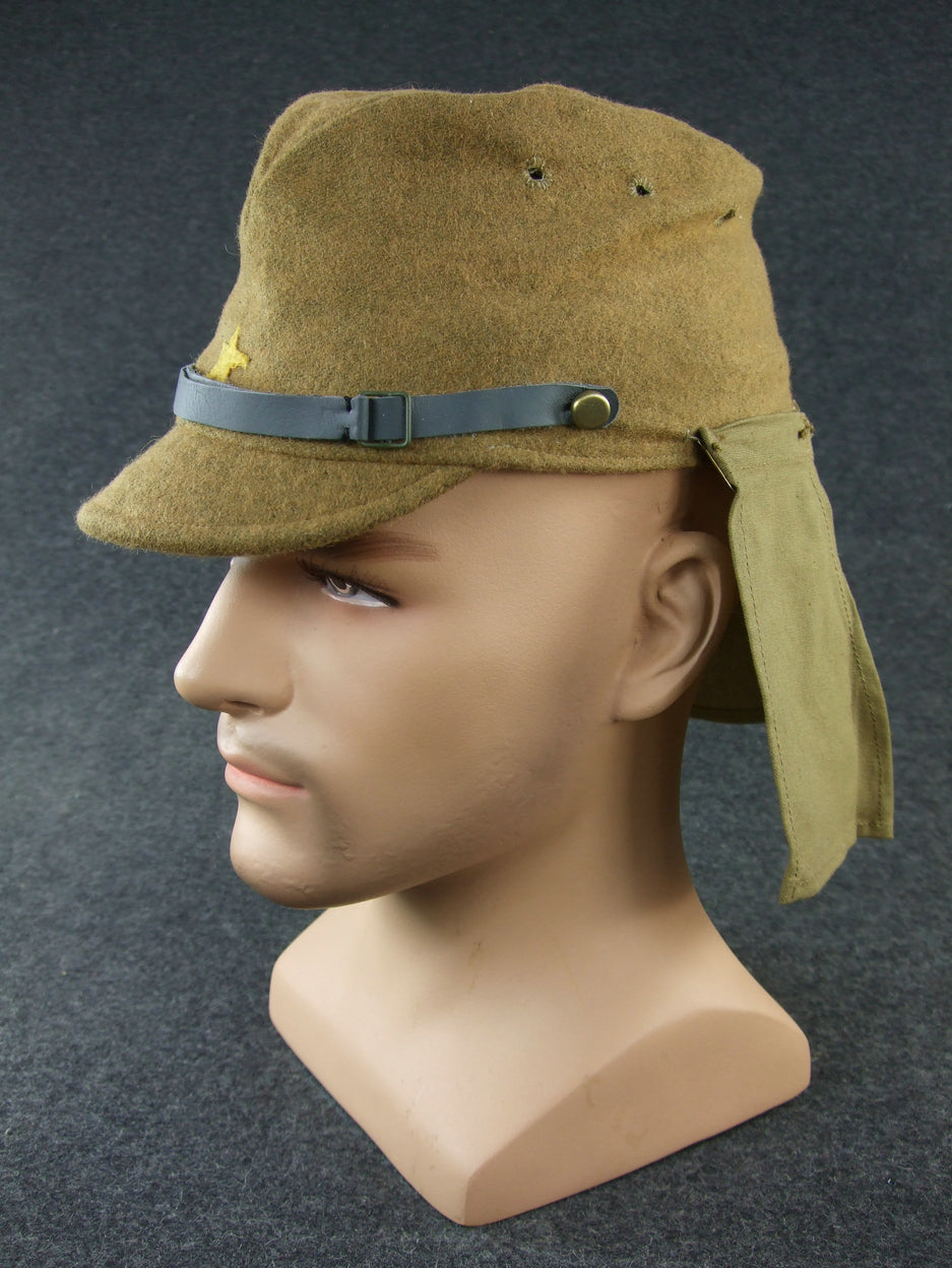 WWII Japanese Army IJA Field Cap Havelock Set| Hikimilitariashop