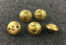 WW2 IJN Japanese Imperial Navy Buttons 16 mm X5
