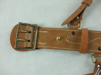 WW2 Imperial IJN Marine Officer Leather Sam Belt