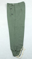 WWII German Elite M40 Field Gray Wool Panzer Trousers Pants