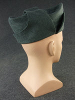 WWII Italian M35 Grey Green Wool Bustina Garrison Side Cap